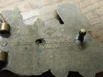 Vtg 1978 BBB Baron Buckle Solid Brass Steam Locomotive Belt Buckle Nice Shape
