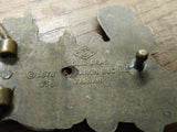Vtg 1978 BBB Baron Buckle Solid Brass Steam Locomotive Belt Buckle Nice Shape