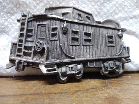 Vtg Great American Buckle Co 1979 RR Train Caboose #271 Belt Buckle Nice Shape!