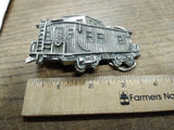 Vtg Great American Buckle Co 1979 RR Train Caboose #271 Belt Buckle Nice Shape!