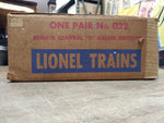 Vtg Lionel One Pair Remote Control No. 022 O Gauge Track Switches with Box