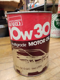 Vtg Montgomery Ward 10W 30 Multigrade Motor Oil 1 Quart Card Board Can Chicago