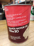 Vtg Montgomery Ward 10W 30 Multigrade Motor Oil 1 Quart Card Board Can Chicago