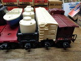 Vtg O27 Gauge Lionel 2037 Steam Engine 6026 Whistle Tender Train Set 5 Cars Runs