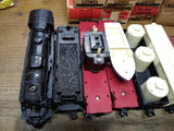 Vtg O27 Gauge Lionel 2037 Steam Engine 6026 Whistle Tender Train Set 5 Cars Runs