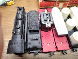 Vtg O27 Gauge Lionel 2037 Steam Engine 6026 Whistle Tender Train Set 5 Cars Runs