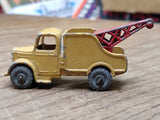 VTG Lesney Die Cast Wrecker Truck Gray Wheels No. 13 Made In England Orig Paint!