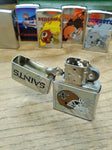 Vtg 1997 Unfired Zippo New Orleans Saints NFL Cigarette Lighter Minty!