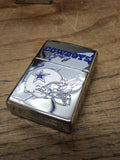Vtg 1997 Unfired Zippo Dallas Cowboys NFL Cigarette Lighter Minty!