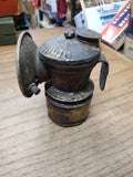 VTG Auto Lite Carbide Lamp Coal Miners Head Brass Light Universal Lamp Co.