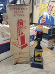 Vtg Louis Marx And Co Automatic Railroad Train Block Signal with Original Box!
