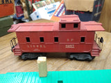 Vtg Lionel O Gauge 3 Pc Train Car Lot SP 6257 Caboose C&O 9157 PC 9158 Flat Beds