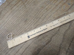 Vtg 925 Sterling Vermeil Open Heart Necklace 17 Inch Very Nice!