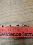 Vtg 925 Sterling w/Pink Black Faceted Glass Smokey Quartz? 16" Toggle Necklace