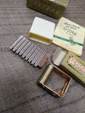 Vtg Vest Pok Dry Shaver By Ward Complete Kit w/Blades Instructions and Box Nice!