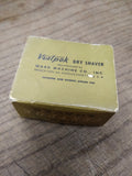 Vtg Vest Pok Dry Shaver By Ward Complete Kit w/Blades Instructions and Box Nice!