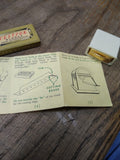 Vtg Vest Pok Dry Shaver By Ward Complete Kit w/Blades Instructions and Box Nice!