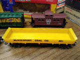 Vtg Life Like HO Train Set UP 2007 GP 38 Diesel Engine Caboose 6 Cars Box Works