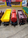 Vtg Life Like HO Train Set UP 2007 GP 38 Diesel Engine Caboose 6 Cars Box Works