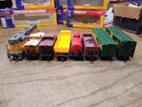 Vtg Life Like HO Train Set UP 2007 GP 38 Diesel Engine Caboose 6 Cars Box Works