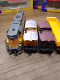 Vtg Life Like HO Train Set UP 2007 GP 38 Diesel Engine Caboose 6 Cars Box Works