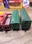 Vtg Life Like HO Train Set UP 2007 GP 38 Diesel Engine Caboose 6 Cars Box Works