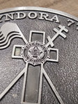 Vtg Lyndora Pa 778 American Legion Belt Buckle For God And Country Good Shape!