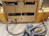 Vtg 1940's Melody Majestic Cruiser Wooden Sailing Ship Tube Radio 18 Inches long