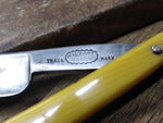 Vtg Finedge Cut Corp Wedged Straight Shaving Razor NY Germany Box in Good Shape!