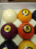 Hyatt Brunswick Centennials Tournament Billiards Set Pool Pocket Balls Cyclop Ze