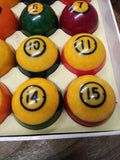 Hyatt Brunswick Centennials Tournament Billiards Set Pool Pocket Balls Cyclop Ze