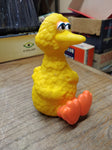 Vtg 1979 Big Bird Rubber Squeeze Squeeky Bathtub Floaty Toy Yellow Muppets 5"