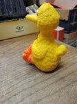 Vtg 1979 Big Bird Rubber Squeeze Squeeky Bathtub Floaty Toy Yellow Muppets 5"