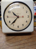 Vtg Mid Century GE General Electric Co Kitchen Wall Clock White Parts Repair Lot