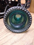 Vtg Hemingray No 42 Dark Green Emerald Glass Insulator