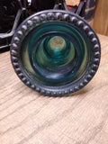 Vtg Hemingray No 42 Dark Green Emerald Glass Insulator