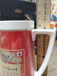 Vtg Budweiser Lager Beer Plastic Mug Thermo Serv USA
