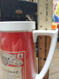 Vtg Budweiser Lager Beer Plastic Mug Thermo Serv USA