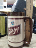Vtg Schlitz Beer Plastic Beer Mug Thermo Serv USA