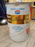 Vtg 1 Quart Ashland Valvoline Heavy Duty All Climate Carboard Oil Can 10W 20W 40