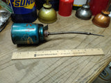 Vtg Eagle Rainbow 10 Ounce Blue Squeeze Pump Oiler Working!