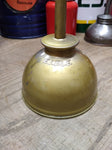 Vtg Eagle Thumb Hand Oiler Gold Made in The USA Working!