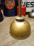 Vtg Eagle Thumb Hand Oiler Gold Made in The USA Working!