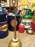 Vtg Eagle Thumb Hand Oiler Gold Made in The USA Working!