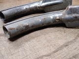 Vtg 2 Pc Lot Royal Oil Spout Service Station Automotive Garage Oil Can Pour Fill