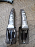 Vtg 2 Pc Lot Brookins Canspout Service Station Automotive Garage Oil Pour Filler