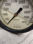Vtg Marshalltown Stedigage 0-5000 PSI Oil Filled Pressure Gauge 4"