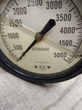 Vtg Marshalltown Stedigage 0-5000 PSI Oil Filled Pressure Gauge 4"