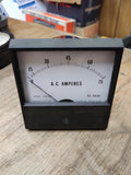 Vtg Simpson Model 2153 MD AC Amperes Meter 0-75 Amps 3" x 3" Steampunk