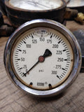 Vtg WIKA 0-300 PSI Pressure Gauge 2.5"